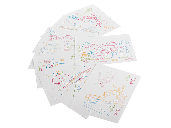 Graafiline joonistustahvel pliiats viinud neoon