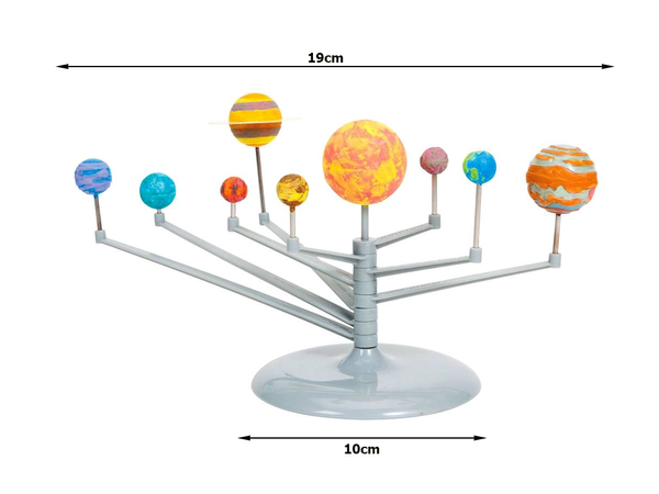 Loominguline maalikomplekt päikesesüsteem hariduslik mudel planeedid 3d