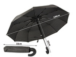 Regenschirm klappschirm automatik schwarz unisex