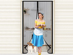 Magnetic mosquito net for balcony doors strong mesh 100x210