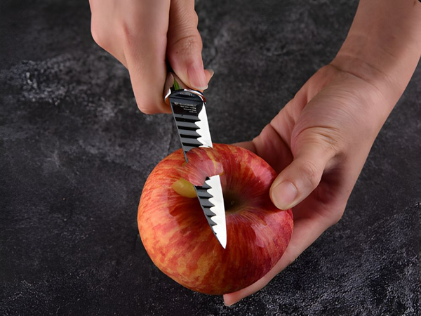 Sada kuchyňských nožů 6 elementów kuchyňské nůžky oškubák ocel