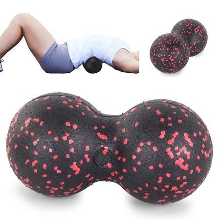 Exercise massage ball roller double