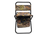 Fishing chair with backrest and thermal bag