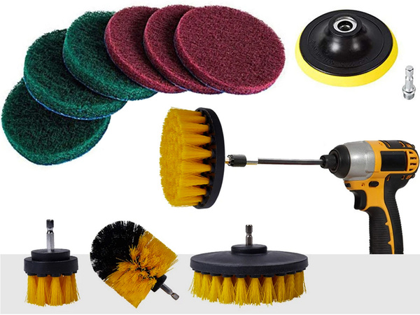 Jeu d'éponges de polissage pour brosses de forage tampons en microfibres