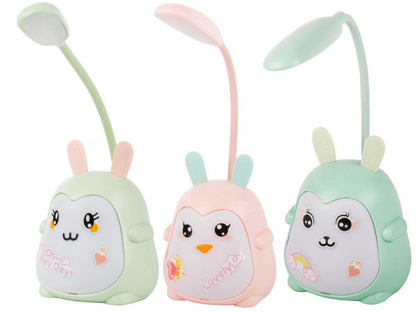 Vodena rgb usb namizna svetilka za otroke za učenje branja 3 načini