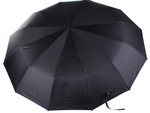 Dáždnik skladací dáždnik automatický čierny unisex elegantný veľký decentný
