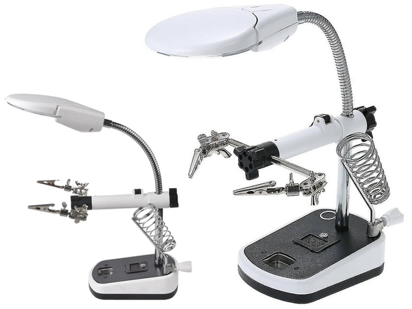 Third hand lutter 10x 3.5x 5 led for soldering