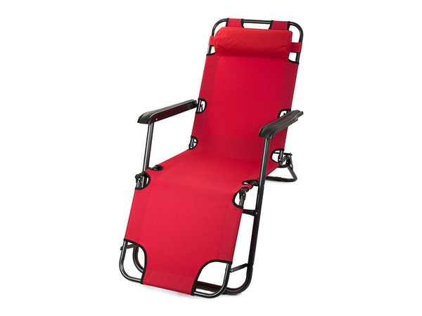 Skladacie plážové kreslo nulová gravitácia 2v1 turistické kreslo