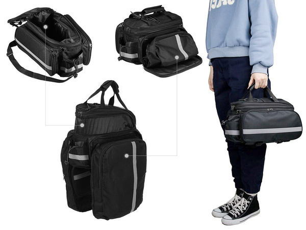 Porte-sac à vélo grand coffre