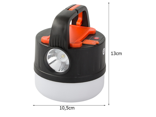 CAMPING CAMPING LUMINA REÎNCĂRCABILĂ A CONDUS USB TURISTIC SEARCHLIGHT CÂRLIG