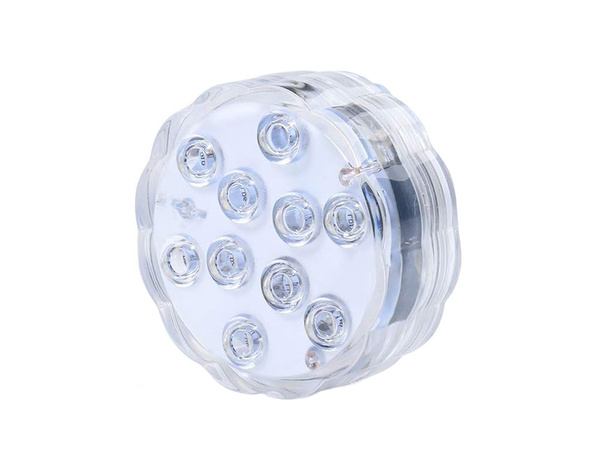 Bazénové světlo podvodní světla 10 vedlo dálkové ovládání rgb ip68 vodotěsné pro bazén