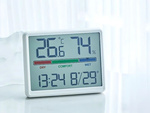 WETTERSTATION THERMOMETER HYGROMETER LCD UHR DATUM FEUCHTIGKEIT TEMPERATUR