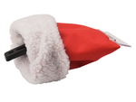 Car window scraper with snow glove soft handle