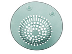 Silicone strainer for kitchen sink drain suction cups self-adhesive