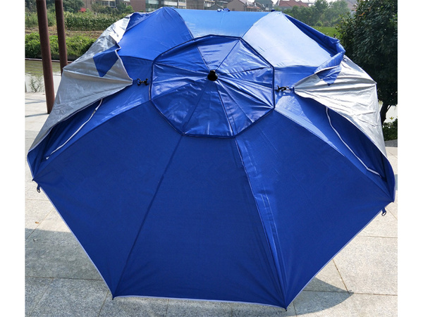 Sombrilla de playa pantalla plegable carpa de jardín 2en1 xxl grande con filtro uv