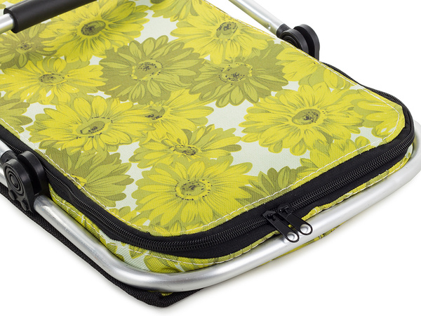 Thermal folding picnic basket insulating shopping basket