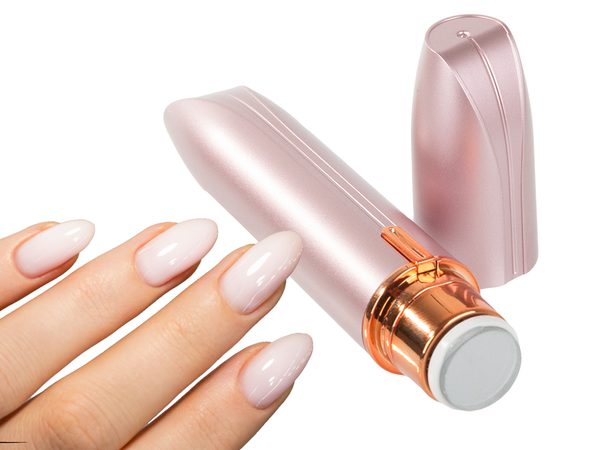 Manicure pedicure nail polisher cordless for smoothing nail plates