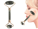 Masajeador facial con rodillo de jade