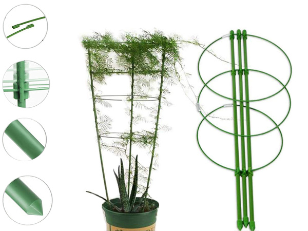 Anillo para flores soporte para plantas escalera redonda estable