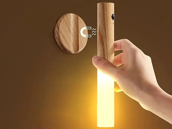 Led svietidlo teplé nástenné svietidlo s detektorom pohybu nástenný magnet