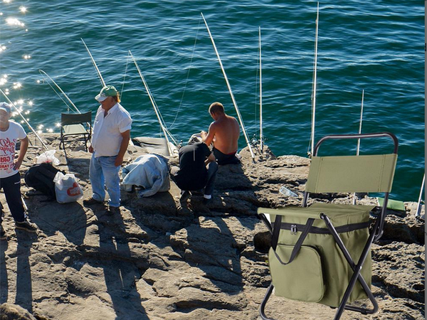 Silla de pesca turística bolsa térmica