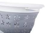 Laundry basket folding silicone bowl