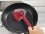 Brosse à récurer pour casseroles, poêles et casseroles brosse à récurer de cuisine solide