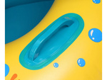 Juguete de natación hinchable con rueda y toldo con asiento