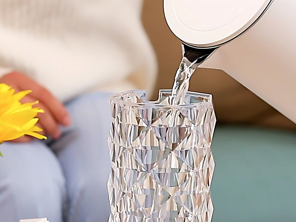 Humidificateur d'air diffuseur d'aromatherapie brume usb rgb cristal