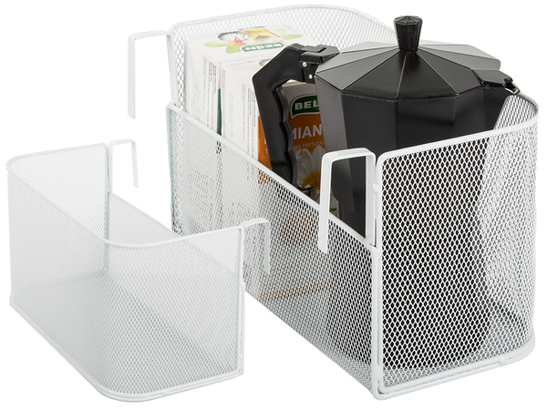 Krepšys metalinis bėginis organizatorius kabantis krepšys virtuvės lentyna