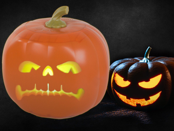 Tök animációs projektor halloween éjszakai fény