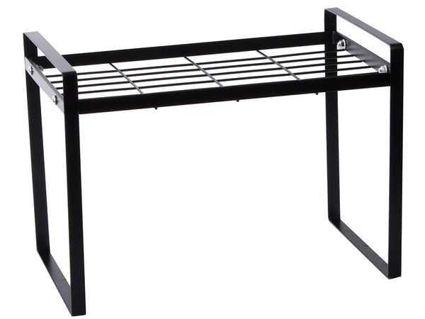 Estante metálico de un nivel para encimera de cocina organizador de cocina soporte de altillo