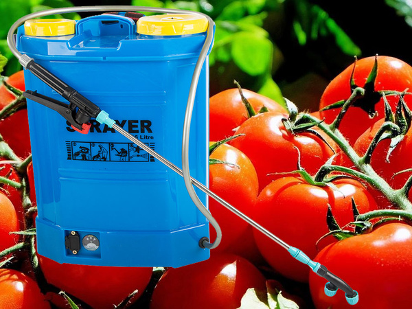 BATTERY BACKPACK PRESSURE SPRAYER GARDEN LONG LANCE 16L