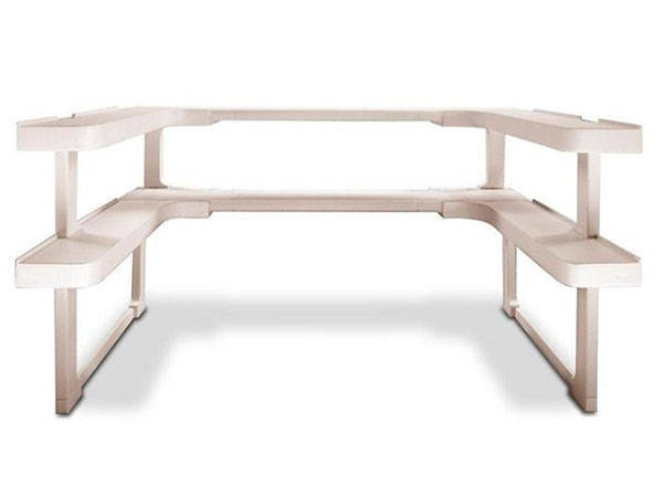 Mülleimer-organisator küchenschrank regal