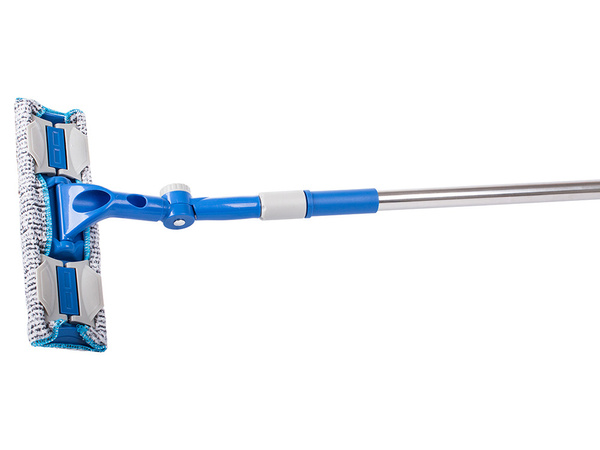 Spălător de geamuri cu ștergător telescopic