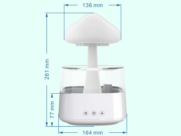 Oro drėkintuvas oro difuzorius aromaterapija led šviesos rgb nuotolinio valdymo usb