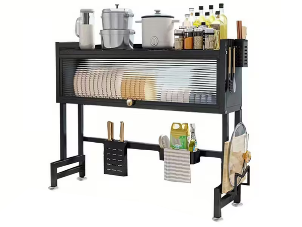 Secador de platos, cubiertos y taleres gran escurridor armario organizador 85 cm