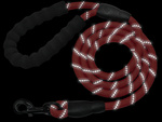 Strong dog training rope leash with handle reflector thick durable