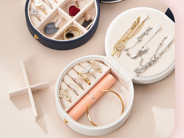 Casket jewellery organiser tray trunk