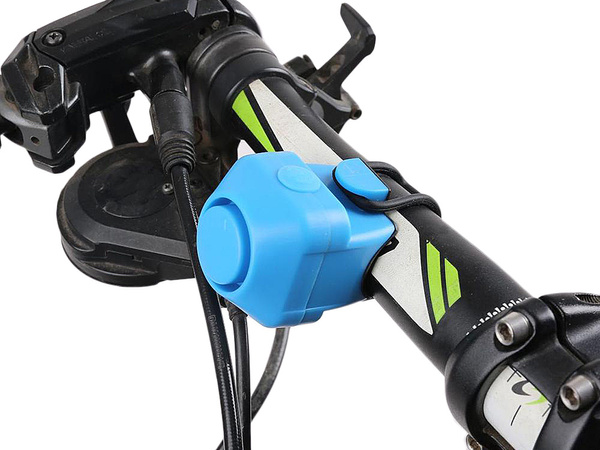 Zvonček na bicykel elektronický klaksón hlasný 130 db siréna alarmu na bicykli
