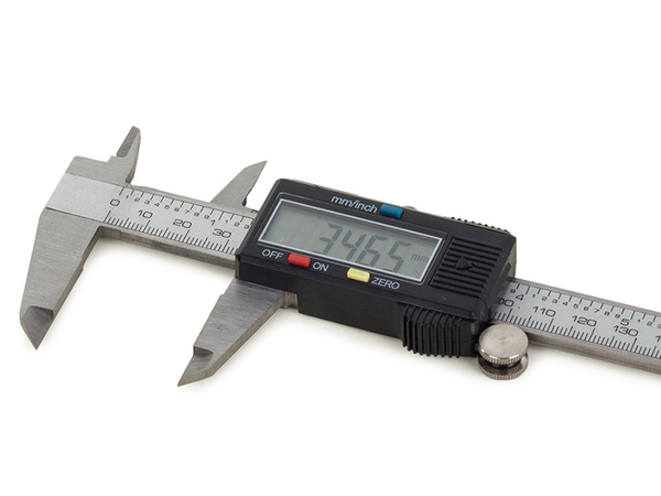 Elektronický digitální posuvný měrka l150 lcd metal