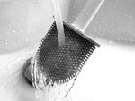 Escobilla de silicona para el baño wc