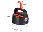 Camping lampă de camping reîncărcabilă led usb turist cârlig solar