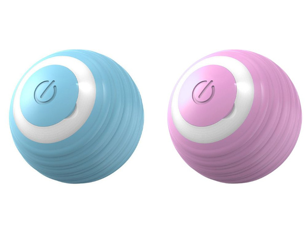 Mänguasi kassi koera põgenevale pallile led vibratsiooniga elektriline usb-pall