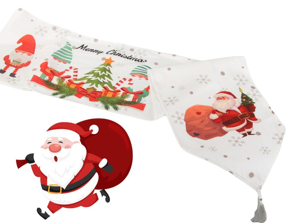 Рождественская скатерть рождественская скатерть рождественский сочельник 205x35 см