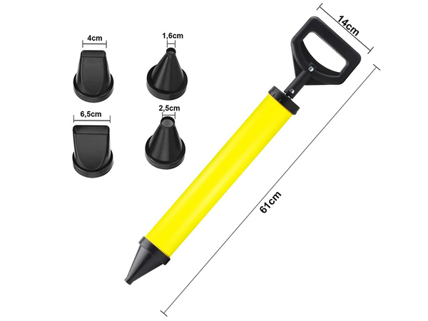 Ehitusplatsi ekstruder pump tsementkrohvi mördi liimimördi jaoks 4 düüsid