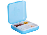Container medicament cutie suplimente comprimate călătorie 4 compartimente