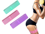 Set of 3 elastic bands for exercise