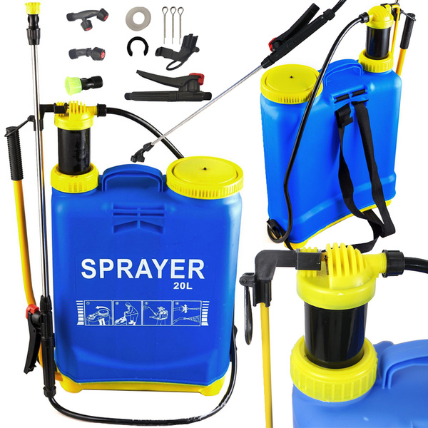 Pulverizador a presión de mochila pulverizador manual de jardín lanza 20l