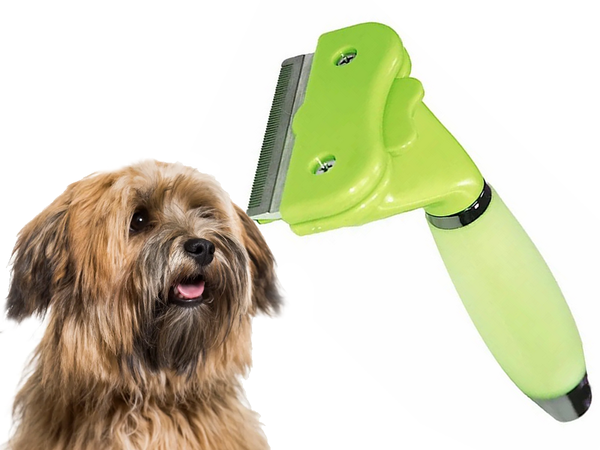Pet trimmer dog cat horse hair stainless steel brush